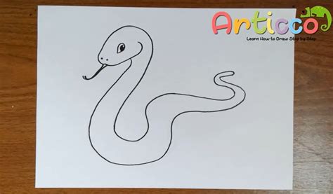 蛇的畫法|儿童简笔画−如何画蛇，How to draw a snake